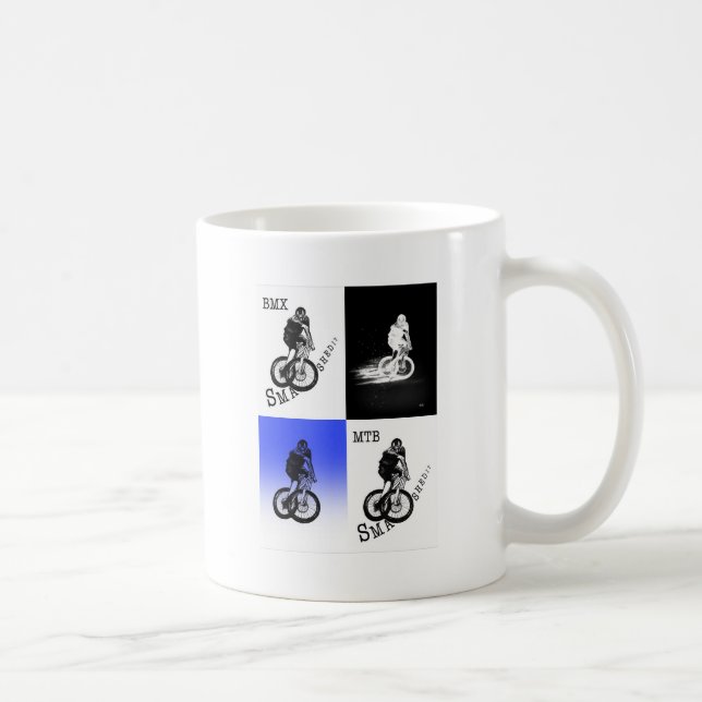 Caneca De Café Biker de montanha MTB BMX (Direita)