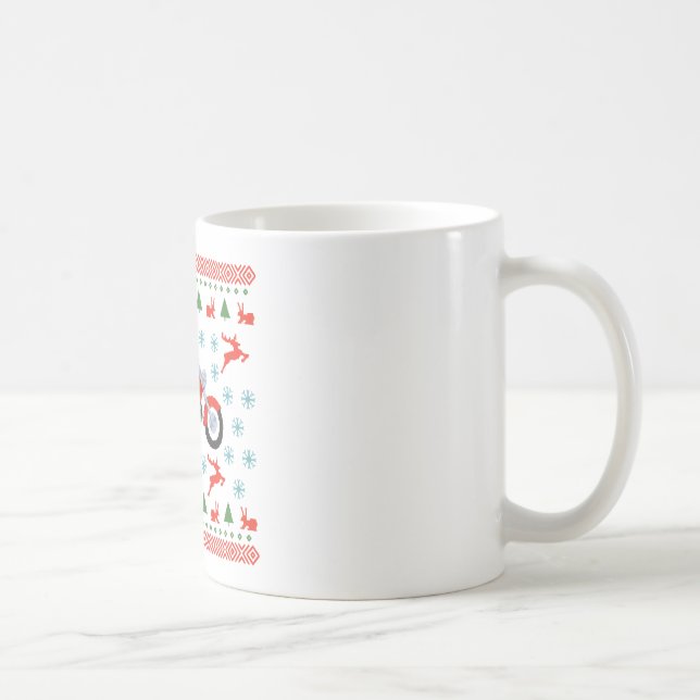 Caneca De Café Biker Holiday Sweater Camisetas (Direita)