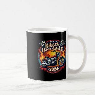 Caneca De Café Bikers For Kamala Harris Fazer 2024 Motorcycle Fo