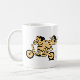 Caneca De Café Bikers. Vai em frente.