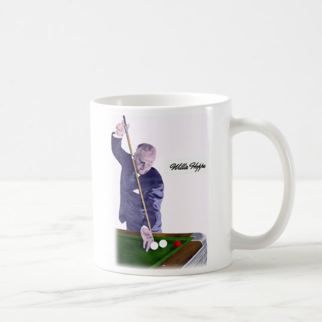 Caneca De Café Bilhar de Willie Hoppe (Direita)