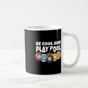 Caneca De Café Bilhares Ou Billard Sejam Legal Brincando Piscina