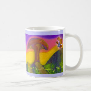Caneca De Café Bilhete a um mundo de fantasia