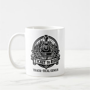 Caneca De Café Bilhete para Corrida de Tigre Genius Mug