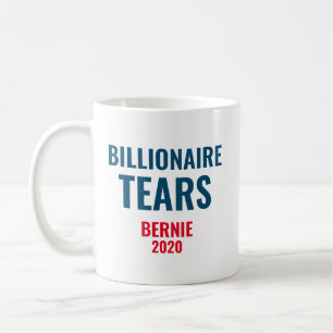 Caneca De Café Bilionário Tears Bernie Sanders 2020