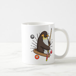 Caneca De Café Billiard Penguin Hustler Piscina Camisa Snooke Das