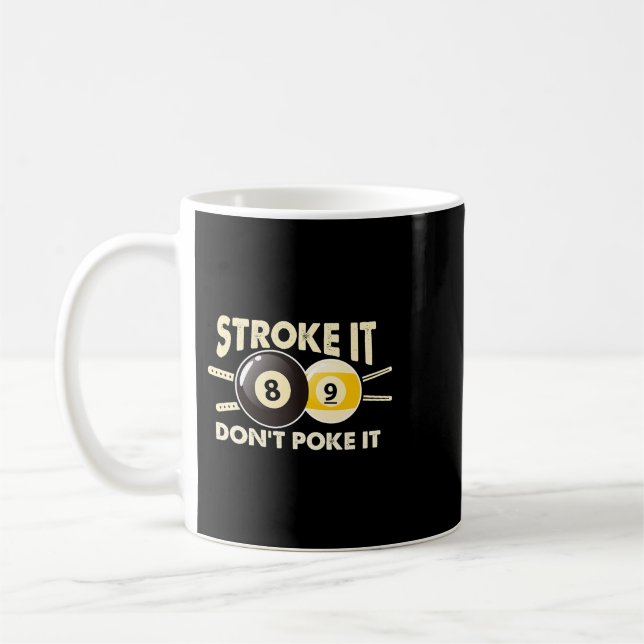 Caneca De Café Billiard Piscina Snooker Player Engraçado Não (Esquerda)