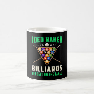 Caneca De Café Billiard Snooker Piscina Billiards 8 Ball Engraçad