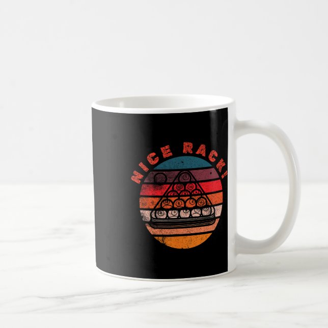 Caneca De Café Billiards Belos Jogadores De Rack Engraçado Billia (Direita)
