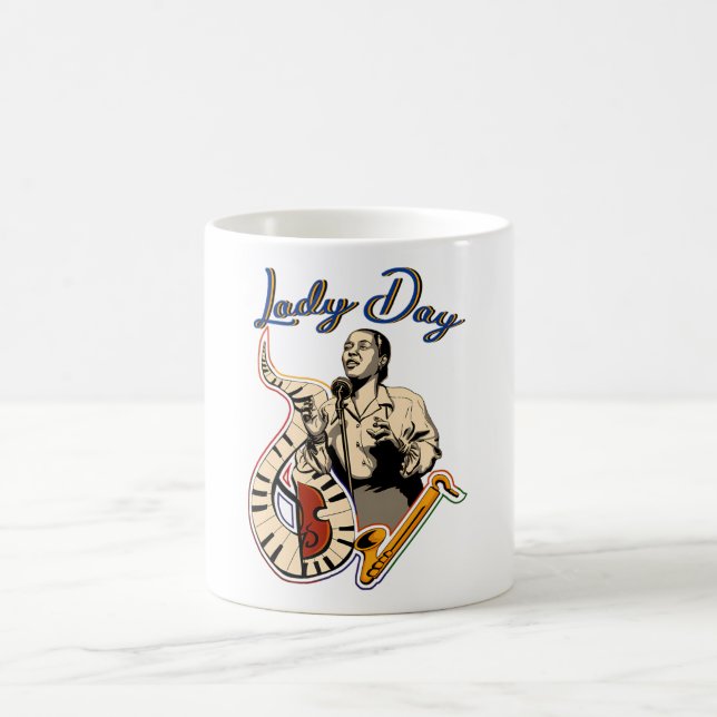 Caneca De Café Billie Holiday (Centro)