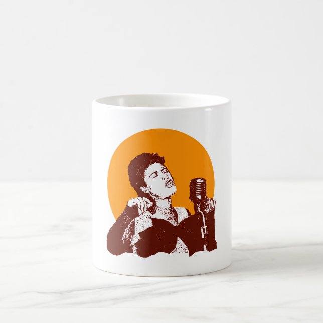 Caneca De Café Billie Holiday (Centro)