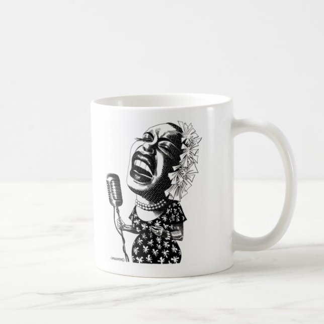 Caneca De Café Billie Holiday Mug (Direita)