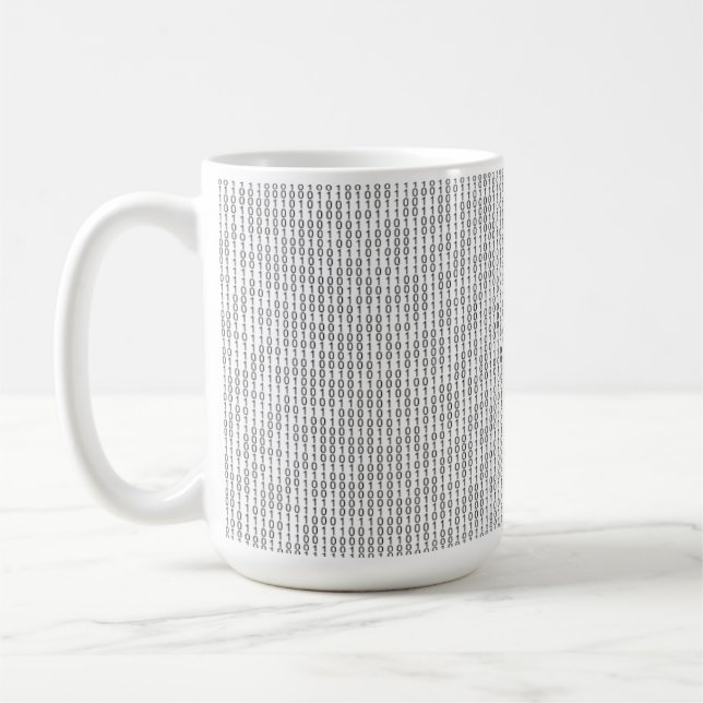Caneca De Café Binário 15oz Mug (Esquerda)