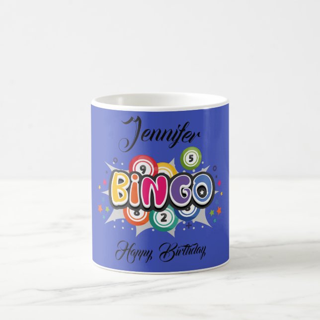 Caneca De Café BINGO themed birthday  (Centro)