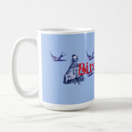Caneca De Café Binoculares de Nerd de aves