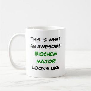Caneca De Café biochem major, incrível