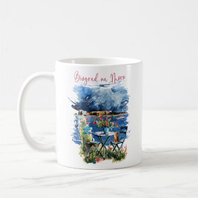 Caneca De Café Biograd na moru 3 (Esquerda)