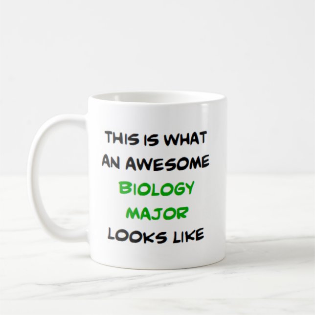 Caneca De Café biologia major, incrível (Esquerda)