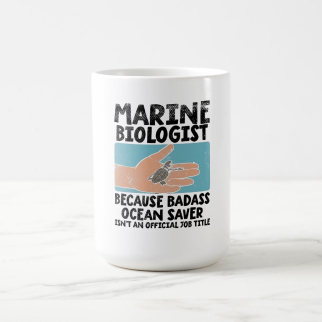 Caneca De Café Biologia Marinha (Centro)