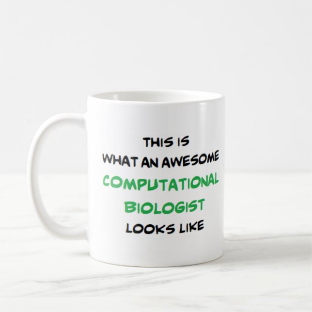 Caneca De Café biólogo computacional, incrível (Esquerda)