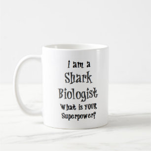 Caneca De Café biólogo de tubarões