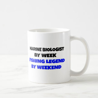 Caneca De Café Biólogo Marinho da Legenda de Pesca
