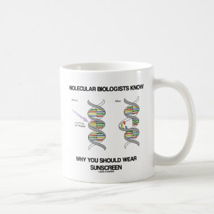 Caneca De Café Biólogos Moleculares Sabem Por Que Você Veste Prot
