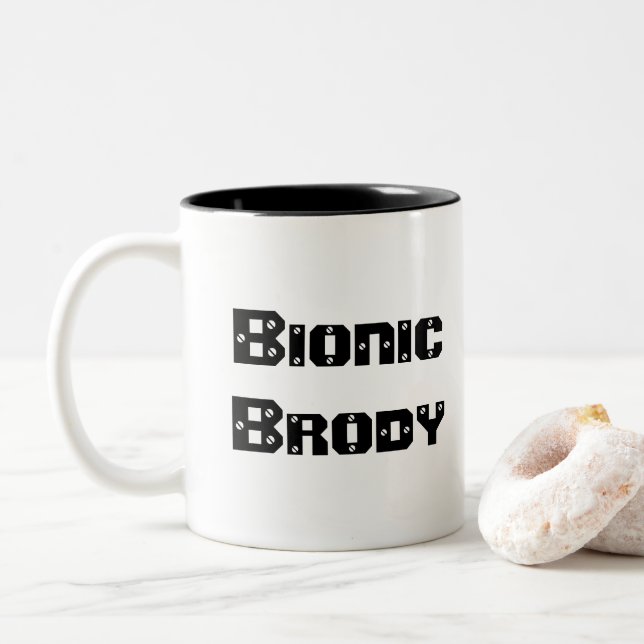 Caneca de café Bionic da coleção de Brody (Com Donut)