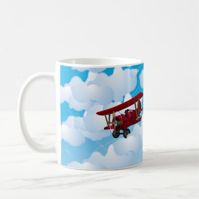 Caneca De Café BiPlane (Esquerda)