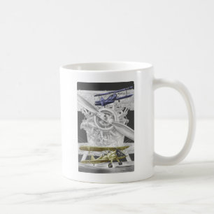 Caneca De Café Biplano de Stearman