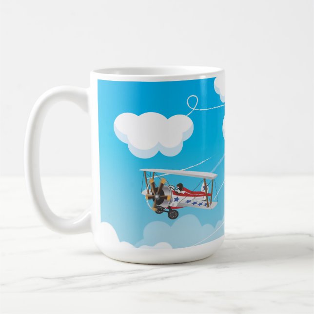 Caneca De Café biplanos (Esquerda)