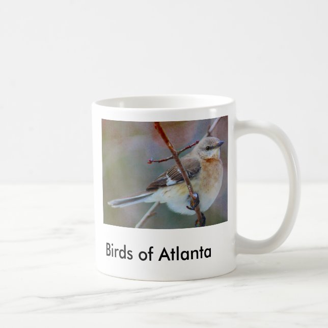 Caneca De Café bird1, pássaros de Atlanta (Direita)