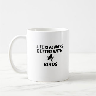 CANECA DE CAFÉ BIRD LIFE IS BETTER