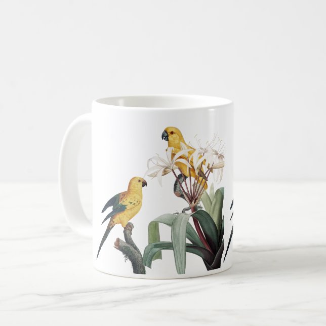 Caneca De Café Bird Love Mugs (Frente Esquerda)