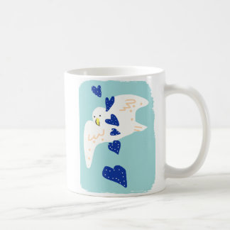 Caneca De Café bird of hope_watching bird コーヒーマグカップ