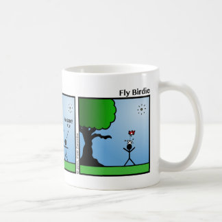 Caneca De Café Bird Poop Stickman Mug - 022
