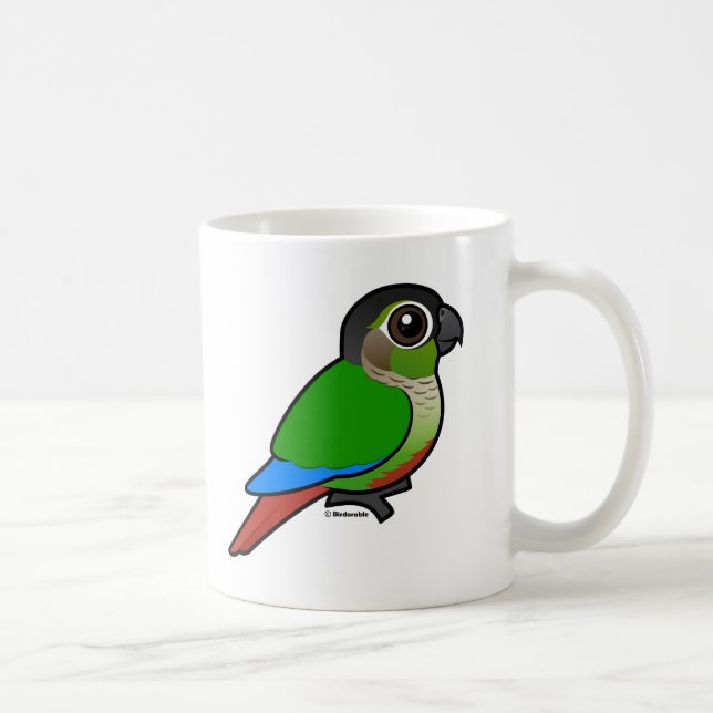 Caneca De Café Birdorable Conure Verde-cheeked (Direita)