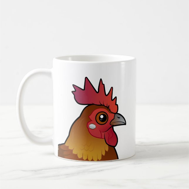 Caneca De Café Birdorable Red Junglefowl (Esquerda)