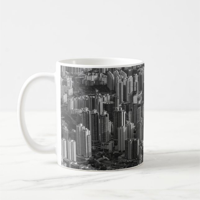 CANECA DE CAFÉ BIRDS EYE VIEW OF LANDMARK STRUCTURE (Esquerda)