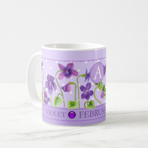 Caneca De Café Birds Flower and Gem Feywic Mug