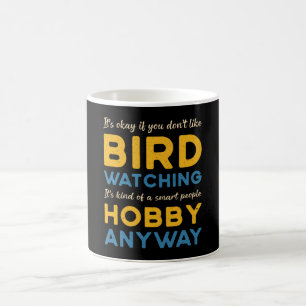 Caneca De Café Birdwatch Bird Assistindo Hobby De Qualquer Maneir