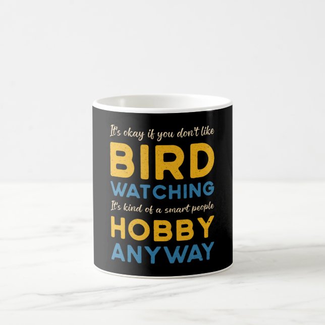 Caneca De Café Birdwatch Bird Assistindo Hobby De Qualquer Maneir (Centro)