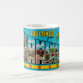 Caneca De Café Birmingham AL Greeting Mug