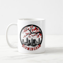 Caneca De Café Birmingham City Alabama Skyline T-Shirt