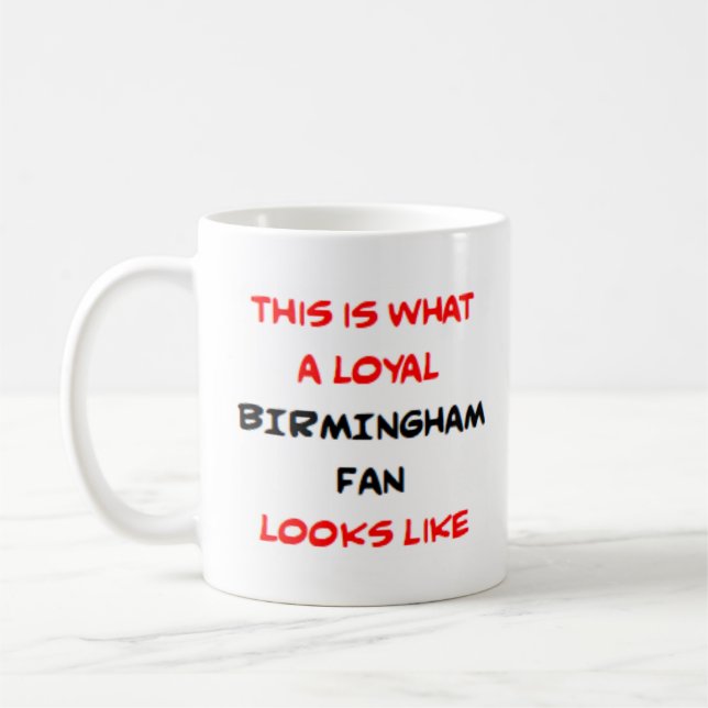 Caneca De Café birmingham fan, loyal (Esquerda)