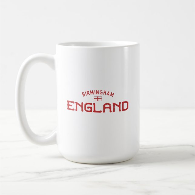 Caneca De Café Birmingham Inglaterra em dificuldades (Esquerda)