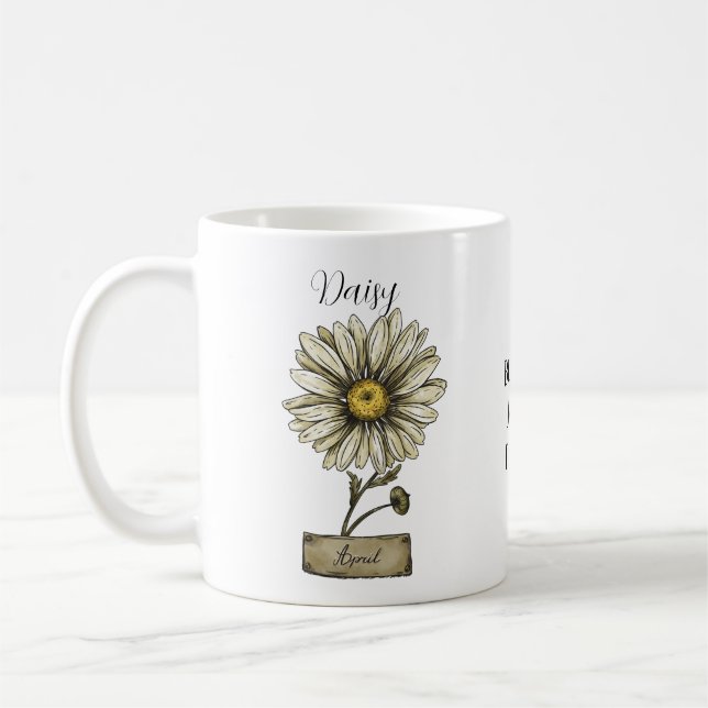 Caneca De Café Birthday Daisy (Esquerda)