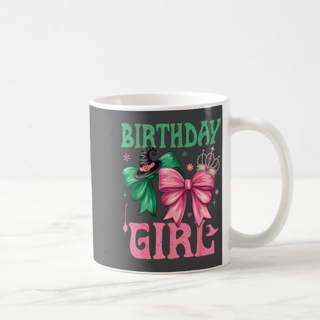 Caneca De Café Birthday Girl Nk And Green Birthday Witch Women Gi (Direita)