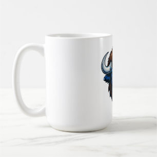 Caneca De Café bisão de chifre grande