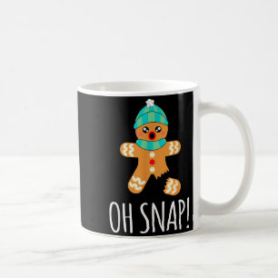 Caneca De Café Biscoito de Gengibre Bonito Natal Divertido Oh Sna